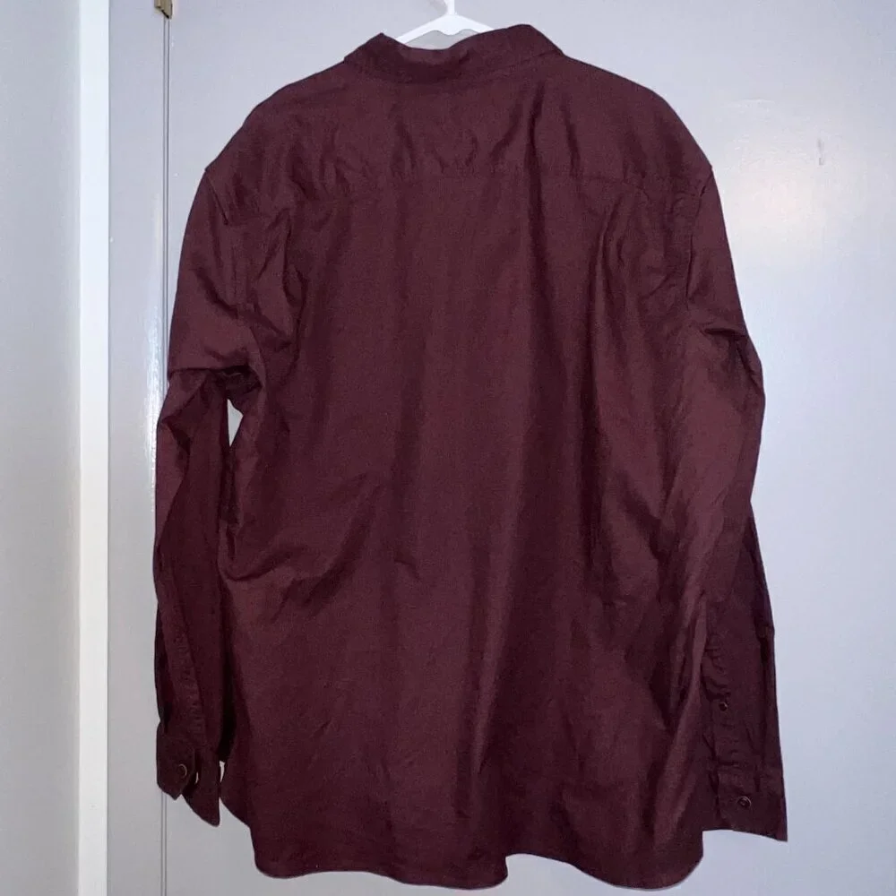 NWT L.L. Bean Men's Bean Flex Twill Long Sleeve Button Down Shirt Size XL-Reg - Picture 6 of 8